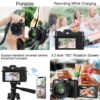 Câmera digital foto vlogging filmadora para youtube wifi webcam grande angular 16x zoom digital 48mp fotografia 3 polegada tela da aleta - Image 2