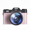 Câmera digital foto vlogging filmadora para youtube wifi webcam grande angular 16x zoom digital 48mp fotografia 3 polegada tela da aleta - Image 5