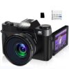 Câmera digital foto vlogging filmadora para youtube wifi webcam grande angular 16x zoom digital 48mp fotografia 3 polegada tela da aleta - Image 14