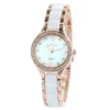Luxo Cristal Diamante Relógios Femininos Moda Impermeável Quartzo Relógio Casual Feminino, Relógio Feminino Cinta Cerâmica Relogio Feminino - Image 8