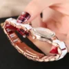Luxo Cristal Diamante Relógios Femininos Moda Impermeável Quartzo Relógio Casual Feminino, Relógio Feminino Cinta Cerâmica Relogio Feminino - Image 7