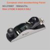 Europeu aço carbono mão madeira plaina, fácil operado, liga aço lâmina, DIY carpinteiro madeira ferramentas, T10, 90mm, 180mm - Image 6