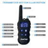 Coleira de treinamento para cães de controle remoto, Coleira Walkie-Talkie Bark, Recarregável, Impermeável, Choque, Cães pequenos e grandes, 2000m - Image 2