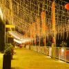 LED Fairy String Curtain Lights Outdoor impermeável, Waterfall Street, guirlanda na casa, pátio, decoração de festa de Natal - Image 2