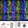 LED Fairy String Curtain Lights Outdoor impermeável, Waterfall Street, guirlanda na casa, pátio, decoração de festa de Natal - Image 14